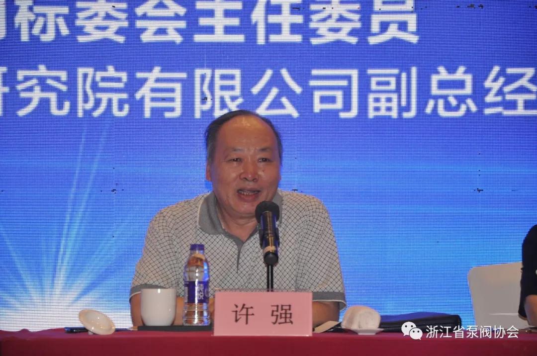 全國閥門標準化技術(shù)委員會主任委員許強發(fā)表講話